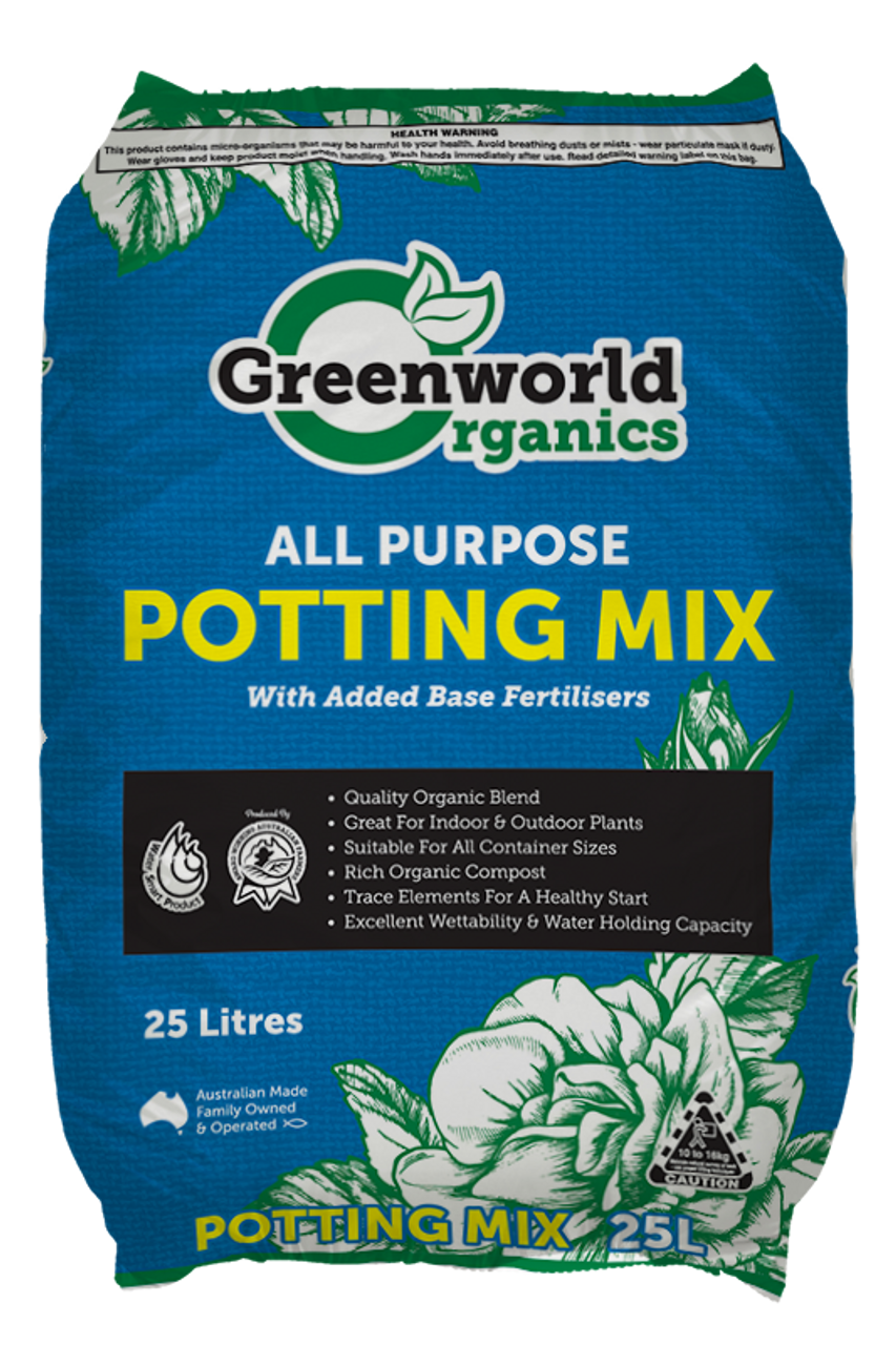potting mix australia Greenworld All Purpose Potting Mix 25L – Beekeeping Supplies Australia