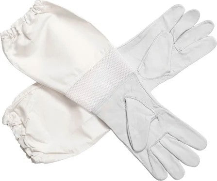 Ventilated Sheepskin Polyester Cotton Gloves