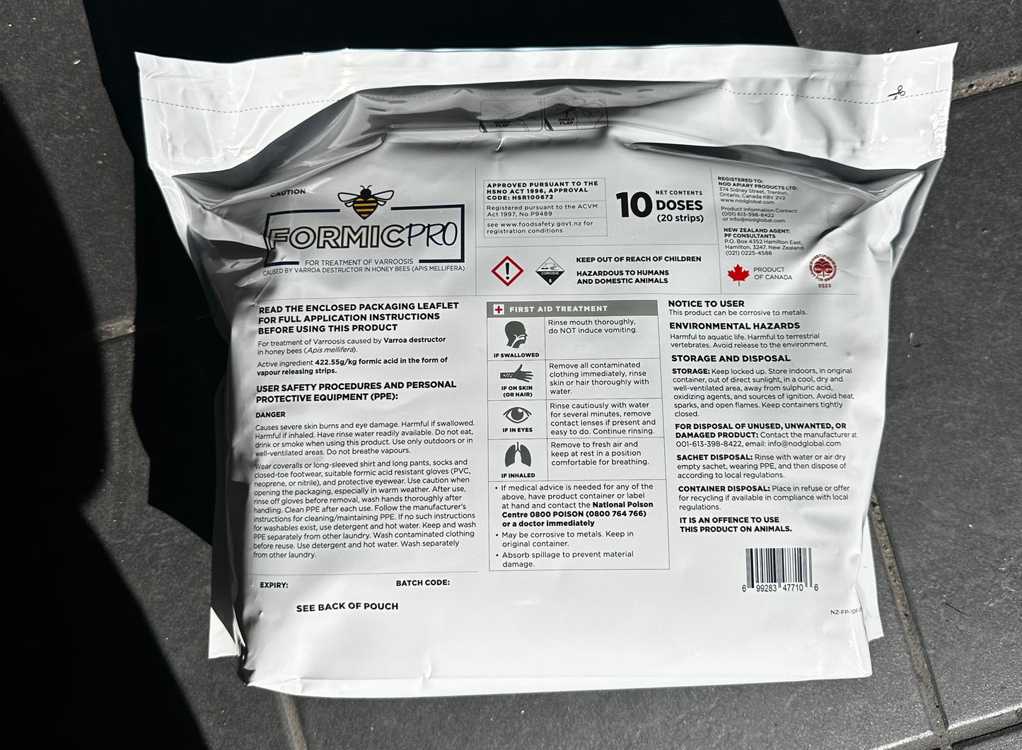 Formic Pro Strips 10 Treatments