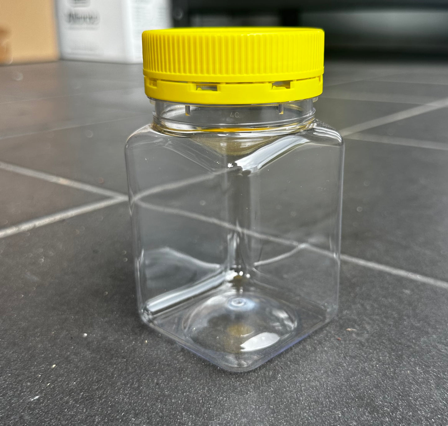 500g PET Square Jar & TE Lid