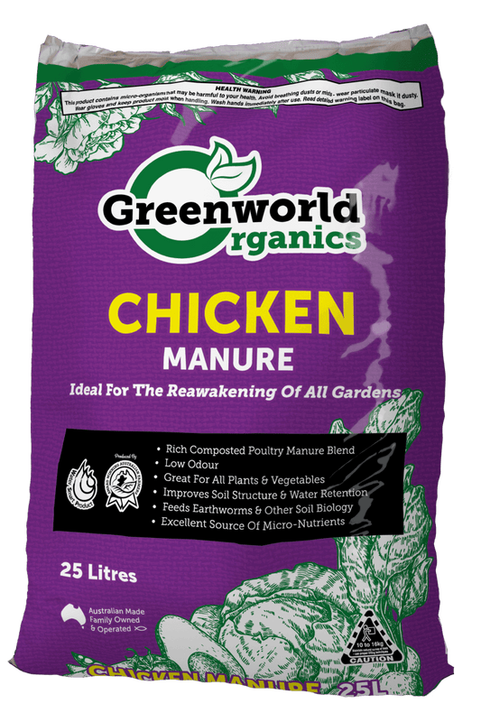 Greenworld Organics Chicken Manure 25L