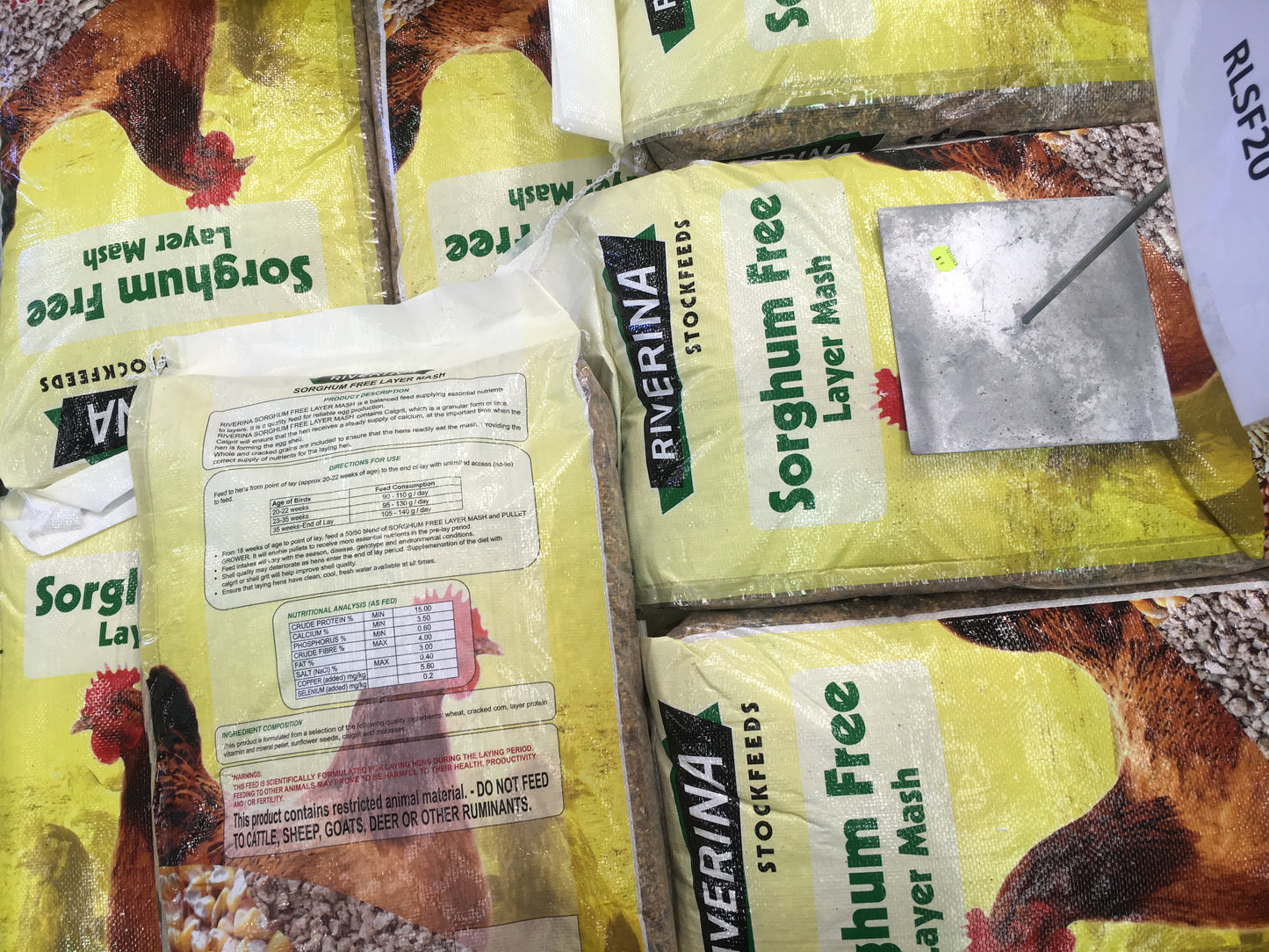 Riverina Red Layer Sorghum Free Mash 20kg