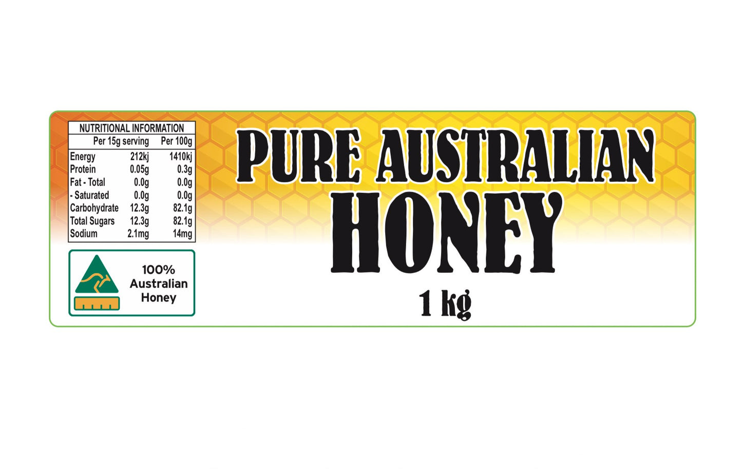 1KG Generic Honey Label
