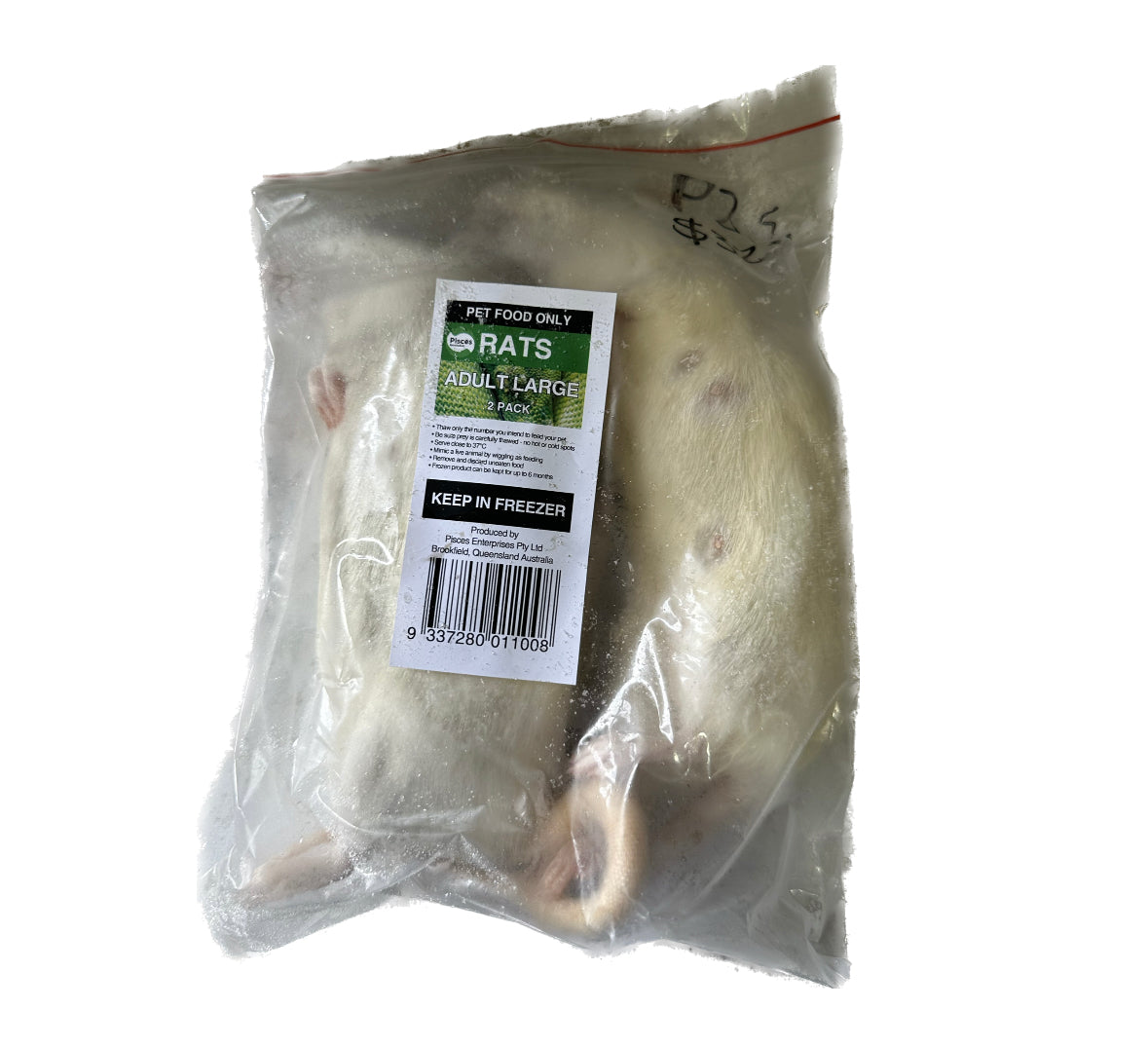 Frozen Adult Rats L - 2 Pack