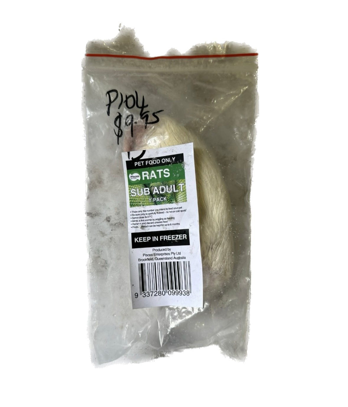 Frozen Sub Adult Rat - 1 Pack