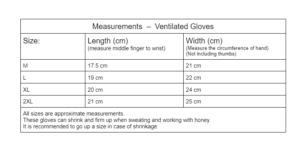 Ventilated Sheepskin Polyester Cotton Gloves