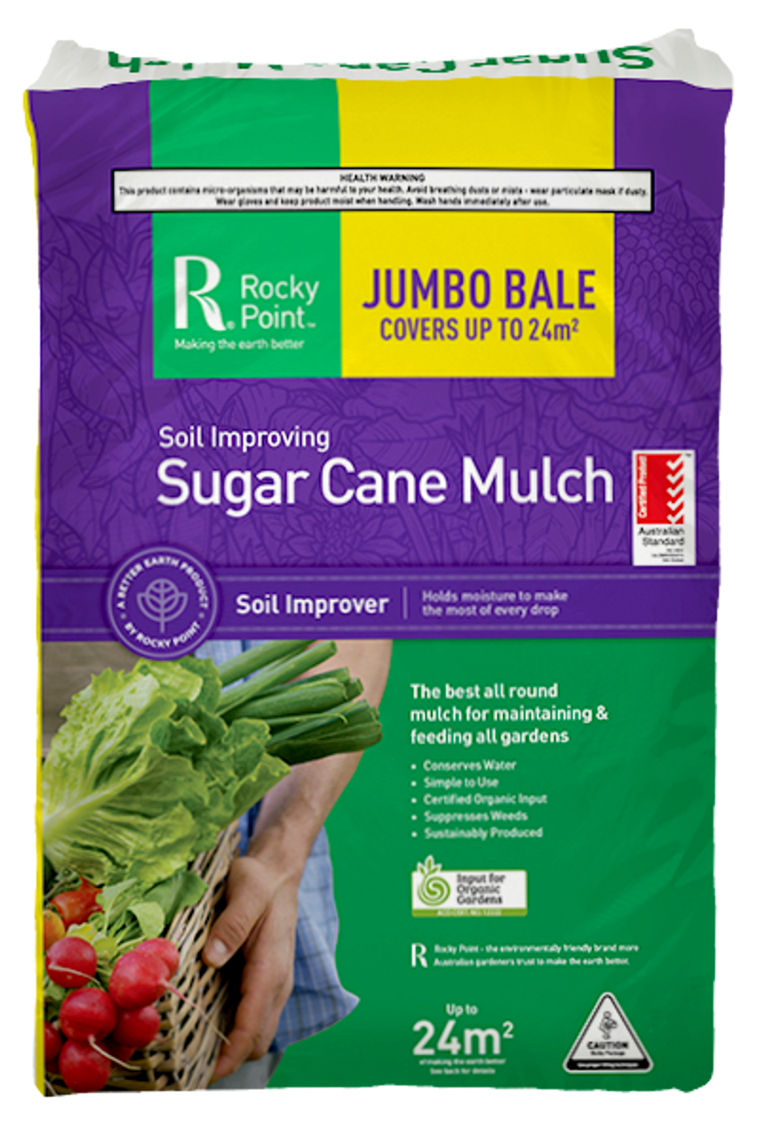 Sugar Cane Mulch Jumbo 24SQM Bales
