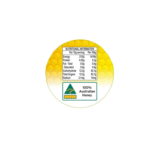 500G Generic Honey Label Back