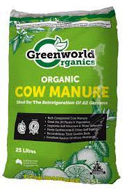 Greenworld Organics Cow Manure 25L
