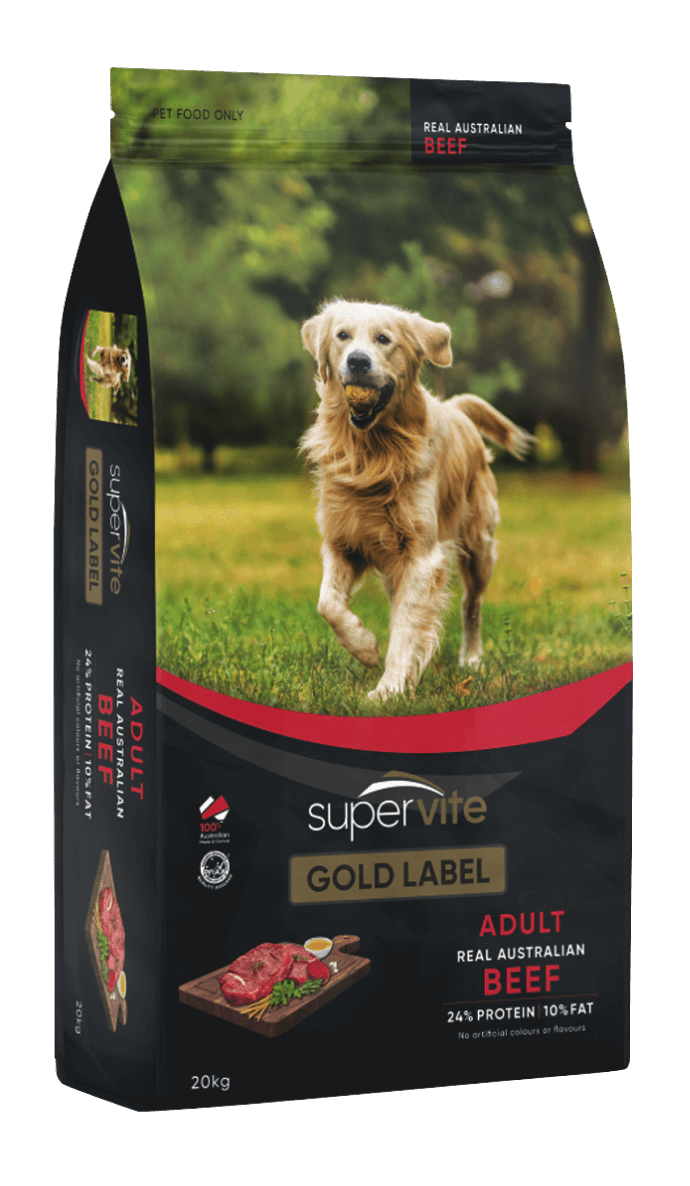 Supervite Gold Label Adult Beef Dog Food