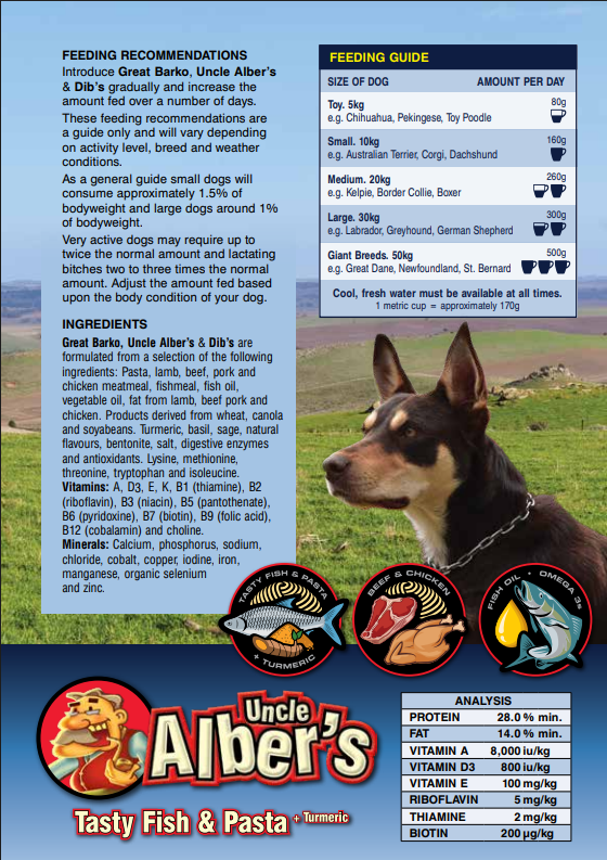 Laucke Mills Uncle Alber's Dog Food 22kg