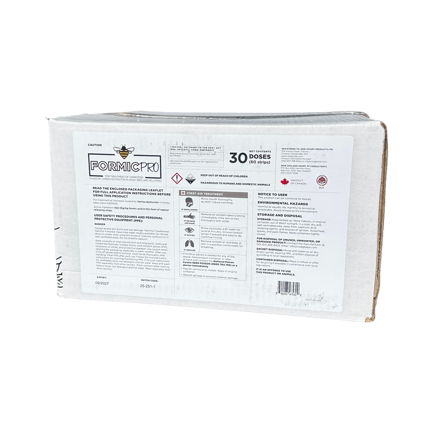 Formic Pro Strips 30 Treatments