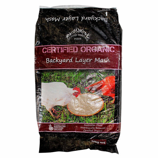 Organic Backyard Layer Mash 20kg