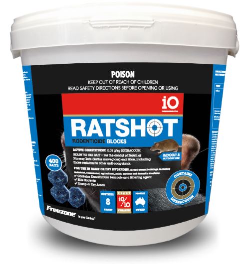 Ratshot Blocks BLUE Difenacoum