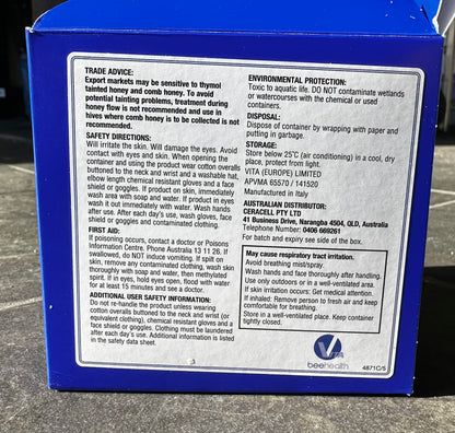 Apiguard 10x50g trays (5 treatments)