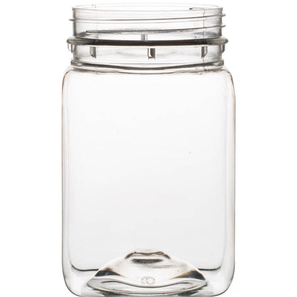 500g PET Square Jar & TE Lid
