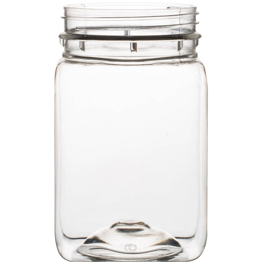 500g PET Square Jar & TE Lid