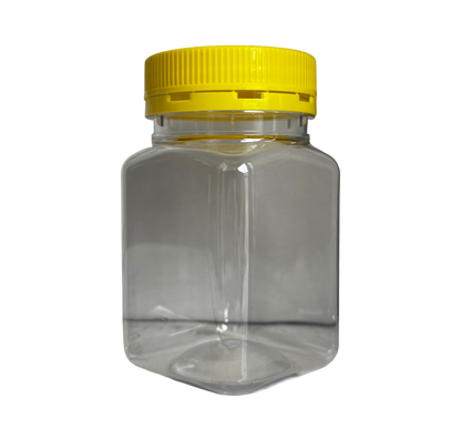 500g PET Square Jar & TE Lid