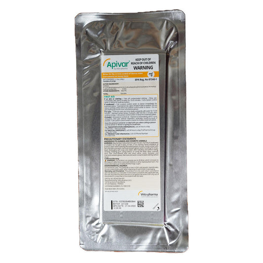 Apivar Strips 4 Pack (2 Treatments)