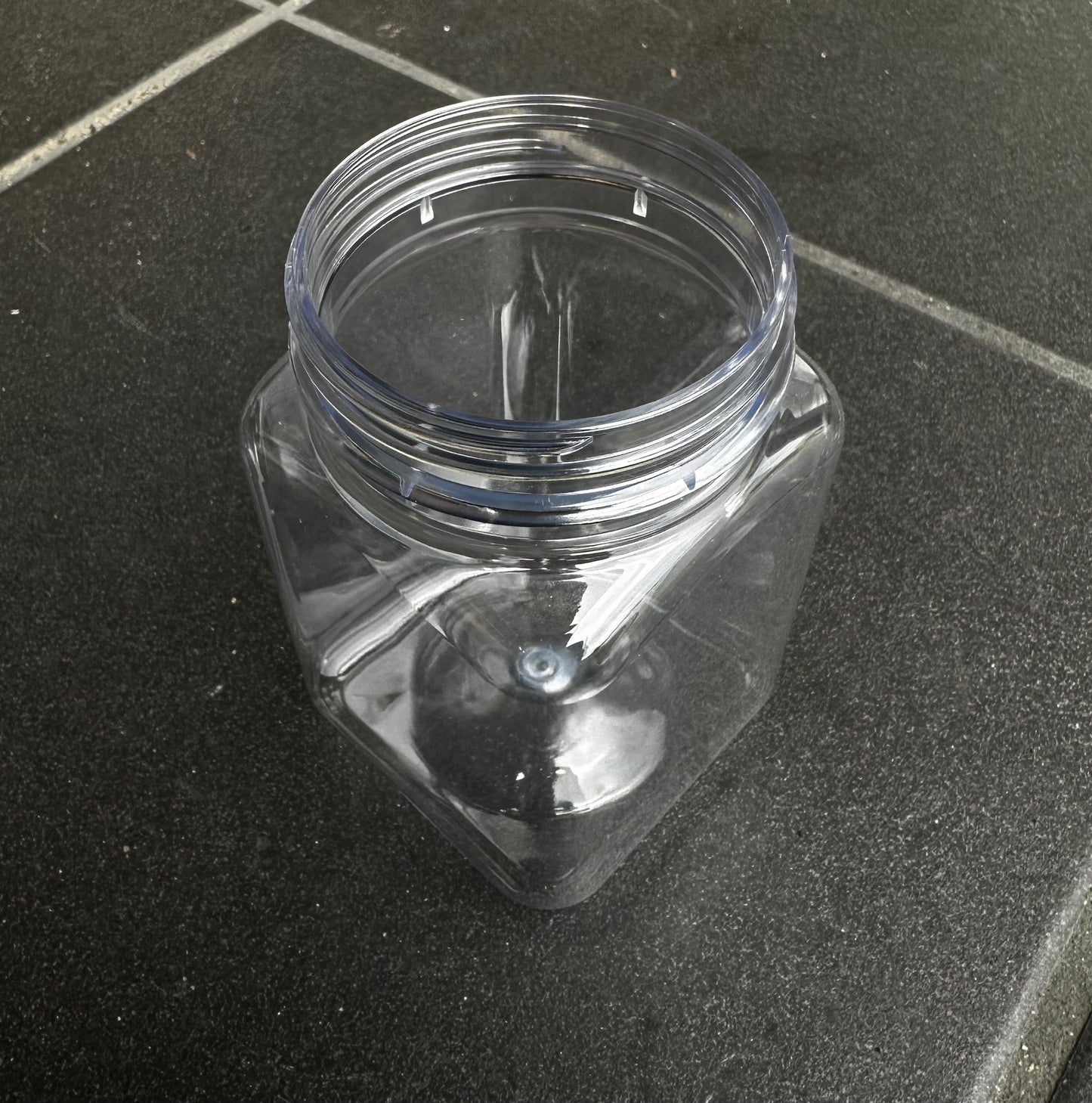 500g PET Square Jar & TE Lid