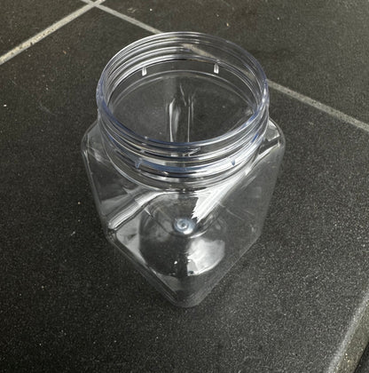 500g PET Square Jar & TE Lid