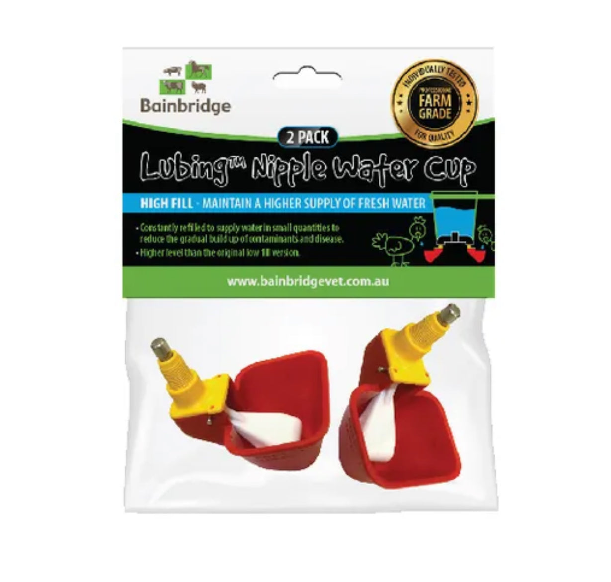 Lubing Nipple Water Cup 2 pack