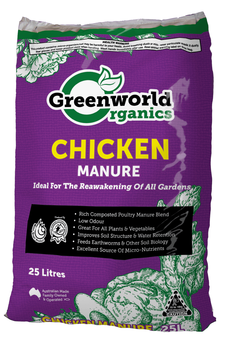 Greenworld Organics Chicken Manure 25L