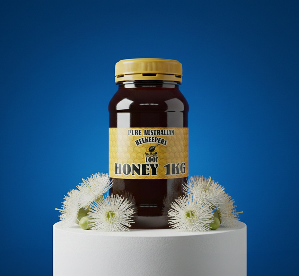 1kg Honey Pots