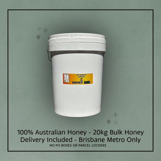 Bulk Honey 20kg Pail - Included Delivery Brisbane