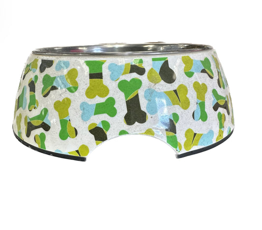 Dog Bowl with Patterns