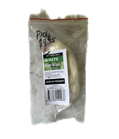 Frozen Sub Adult Rat - 1 Pack