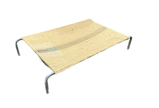 Hessian Dog Bed Complete with Frame