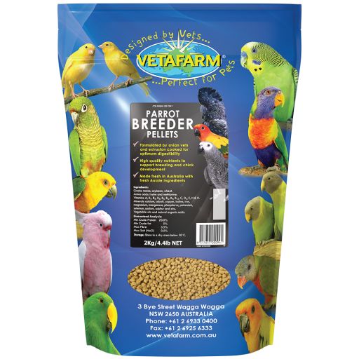 Vetafarm Parrot Breeder Pellets 2kg