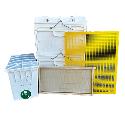 Nuplas Double Hive Pack with Bees