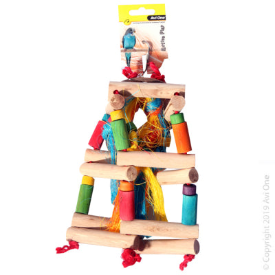 Parrot Toy Wooden Jungle Gym Medium 31cm
