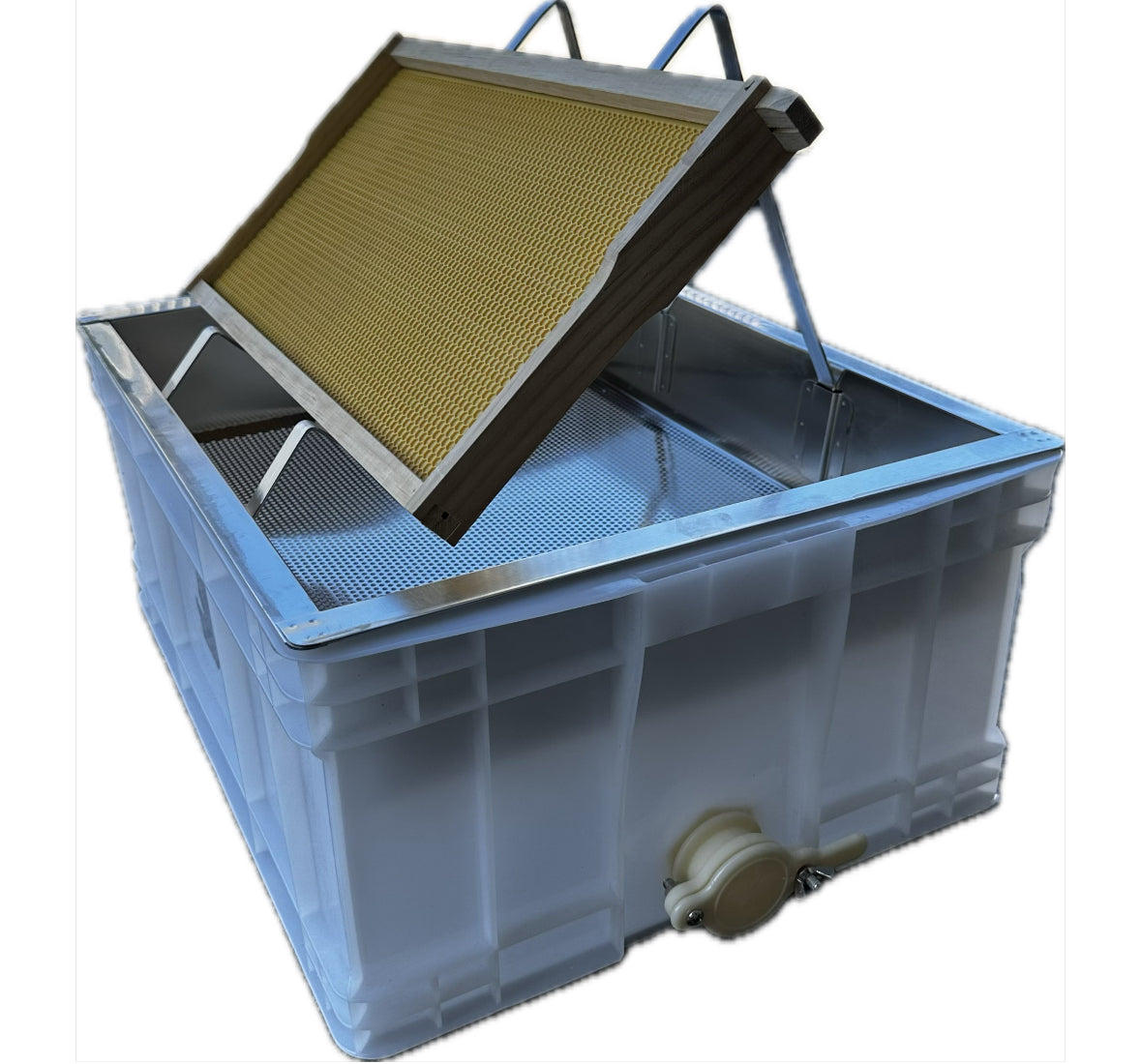Uncapping Tray with Storage Unit