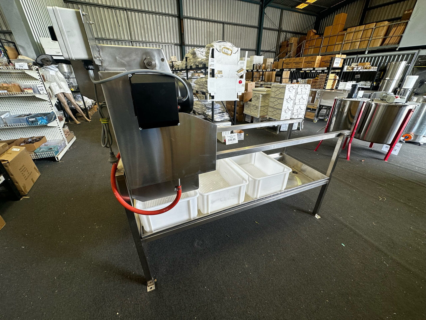 Uncapping Machine Automatic with Drain Tray