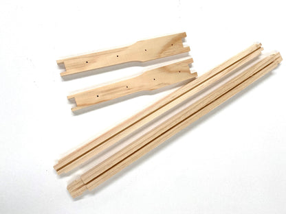 Full Depth Grooved Bottom Bar Unassembled